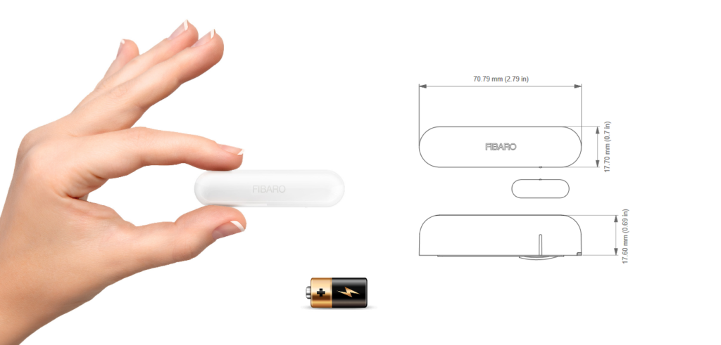 Fibaro Door / Window Sensor White Homekit 